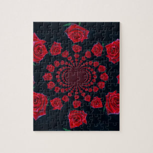 The Beauty of Roses: Floral Fantasy Jigsaw Puzzle