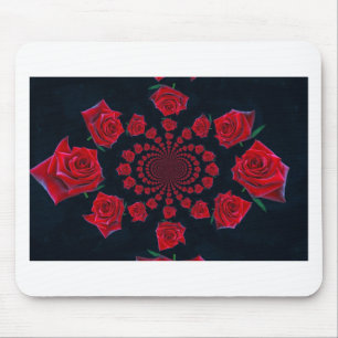 The Beauty of Roses: Floral Fantasy Mouse Pad
