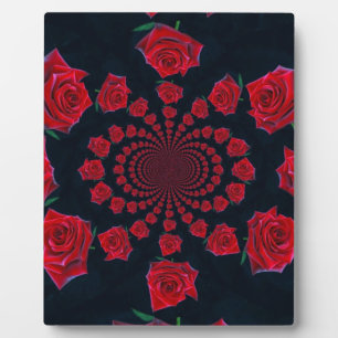 The Beauty of Roses: Floral Fantasy Plaque