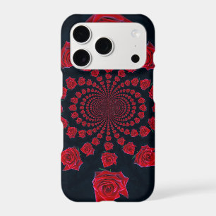 The Beauty of Roses Red & Black Kaleidoscope Flo