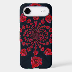 The Beauty of Roses Red & Black Kaleidoscope Flo