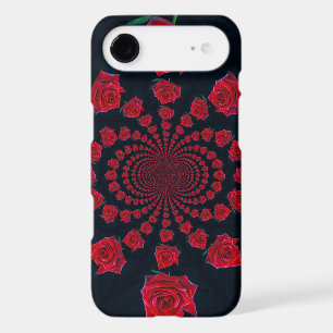 The Beauty of Roses Red & Black Kaleidoscope Flo