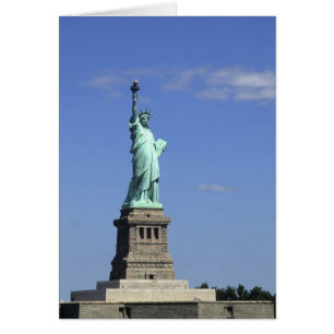 The beauty of the famous Statue of Liberty on