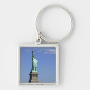 The beauty of the famous Statue of Liberty on Key Ring