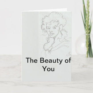 The Beauty of You greeting card