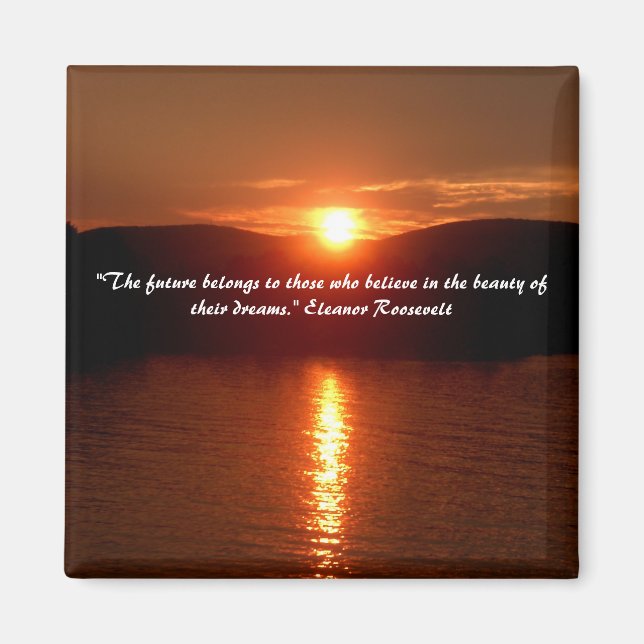 The Beauty of Your Dreams magnet (Front)