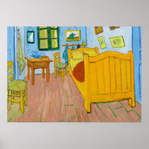 The Bedroom, 1888 by Vincent van Gogh Poster