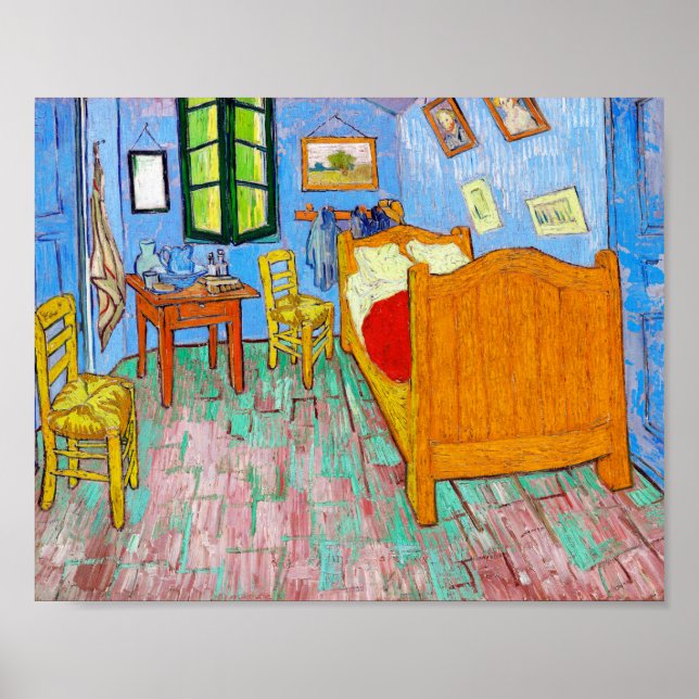 The Bedroom, Van Gogh Poster (Front)