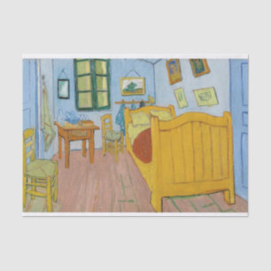 The Bedroom, Vincent van Gogh post-impressionist Tissue Paper