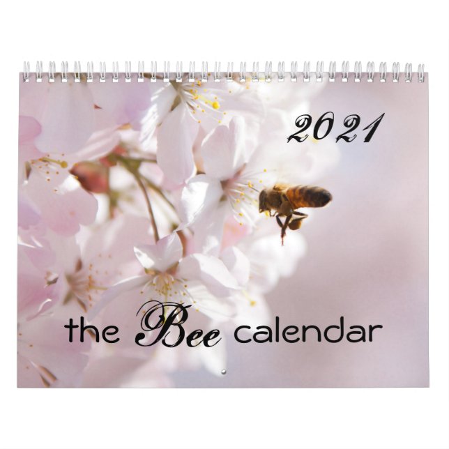 The Bee Calendar 2021 Honey and Bumble Bees (Cover)