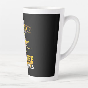The Bee Comes Latte Mug