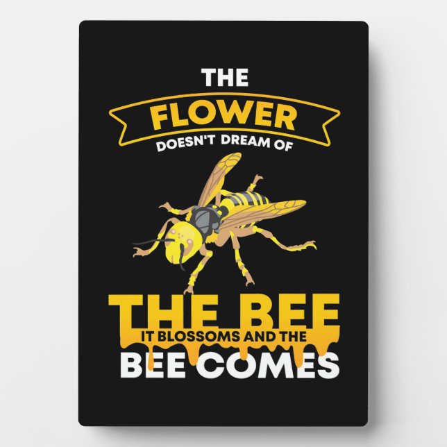 The Bee Comes Plaque (Front)
