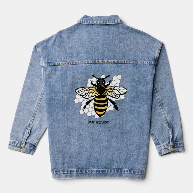 The bee denim jacket (Back)