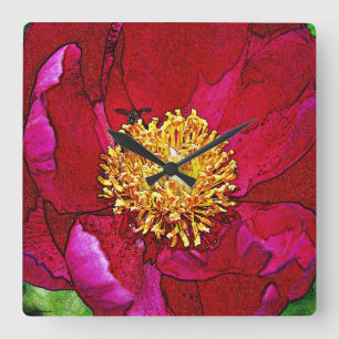 The Bee Flower Clock