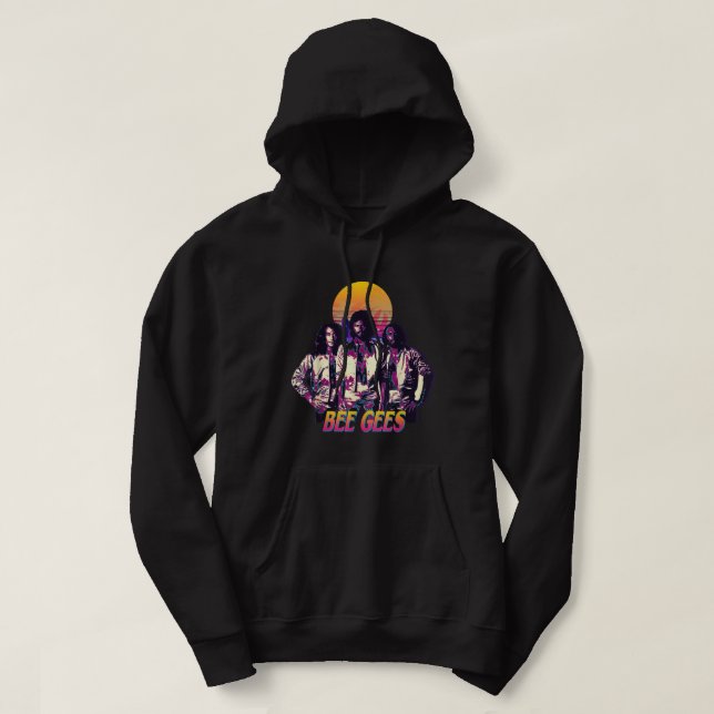 The Bee Gees Live For Men And Women Hoodie (Design Front)