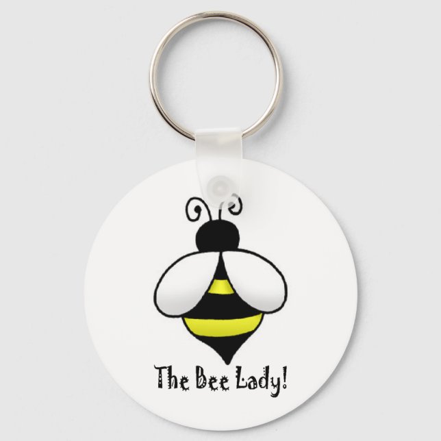 The Bee Lady Key Ring (Front)