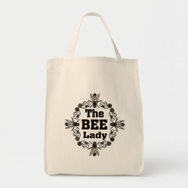 the bee lady tote bag (Front)