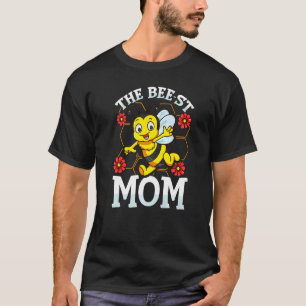 The Bee St Mum Cute & Tender Pun Theme For Motheru T-Shirt