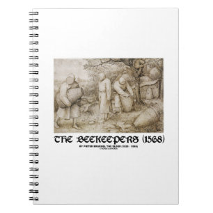 The Beekeepers (1568) Pieter Bruegel The Elder Spiral Notebook