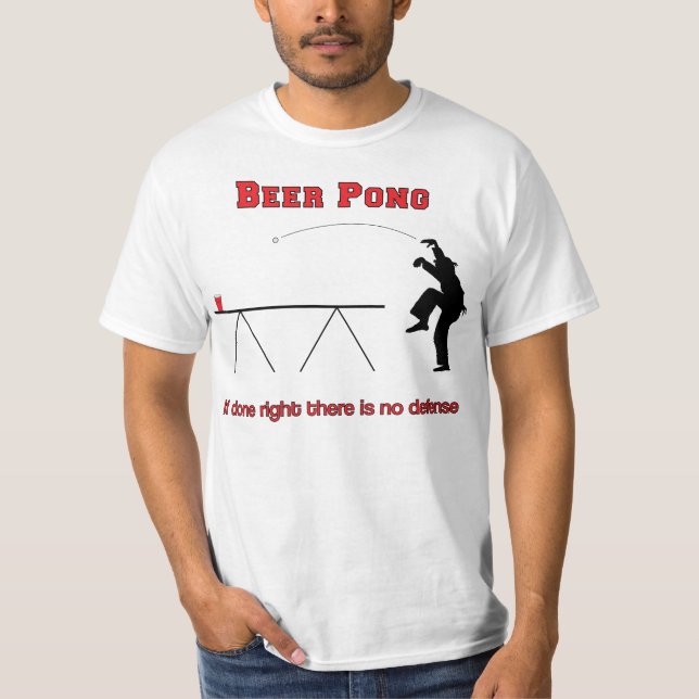 The Beer Pong Crane Shirt (Front)