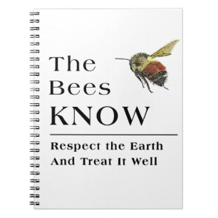 The Bees Know Spiral Notebook