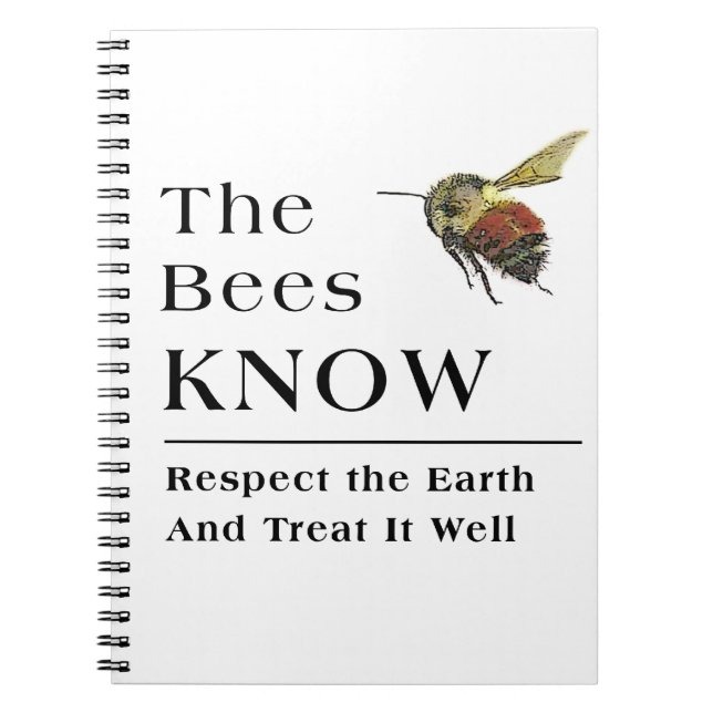 The Bees Know Spiral Notebook (Front)