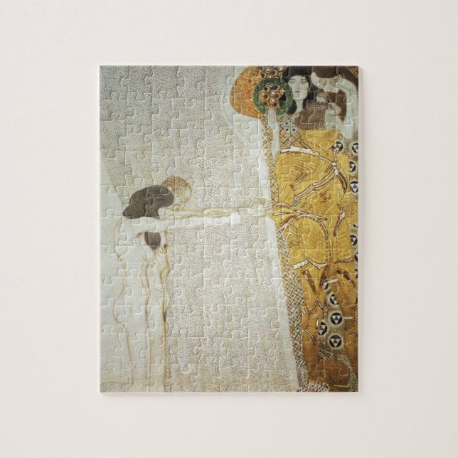 The Beethoven Frieze: The Longing for Happiness Jigsaw Puzzle (Vertical)