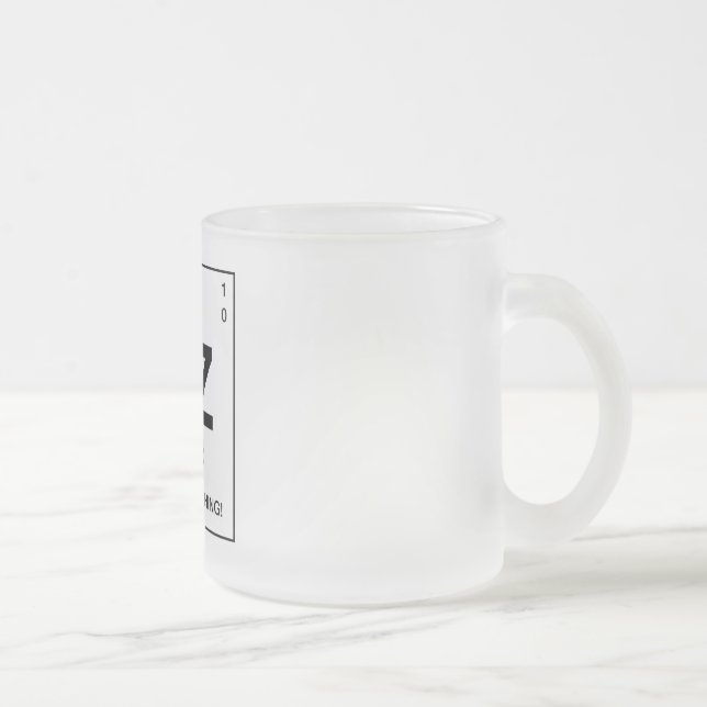 The Beezid Element Frosted Glass Coffee Mug (Right)