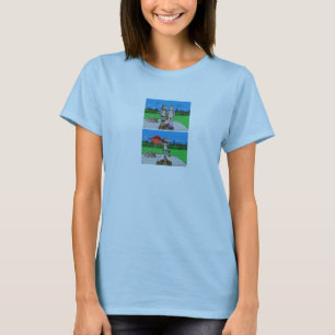 The Beginning/Robot Comic Women's T-Shirt