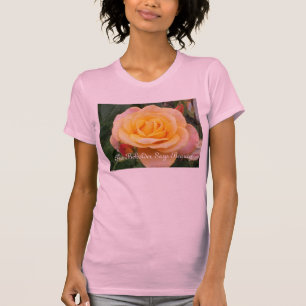 The Beholder Says Beauty- White Rose T-Shirt