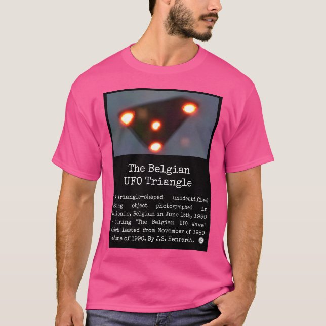 The Belgian Ufo Triangle In 1990 T-Shirt (Front)