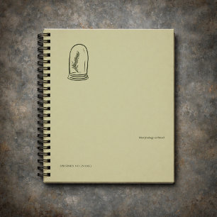 The Bell Jar- Botanists Pause- Minimal Notebook