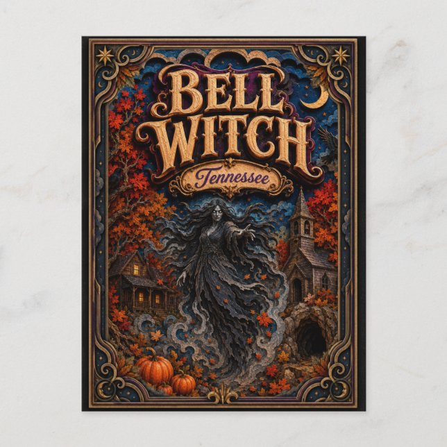 The Bell Witch Tennessee Popcut Legends Postcard (Front)