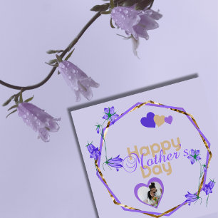 The bellflowers - Customisable Mother’s Day card