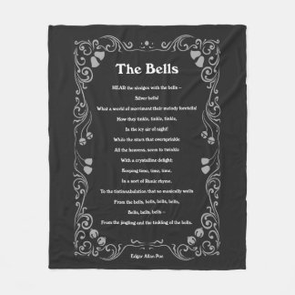 The Bells by Edgar Allan Poe Fleece Blanket