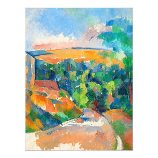 The Bend in the Road by Paul Cezanne Photo Print (Front)