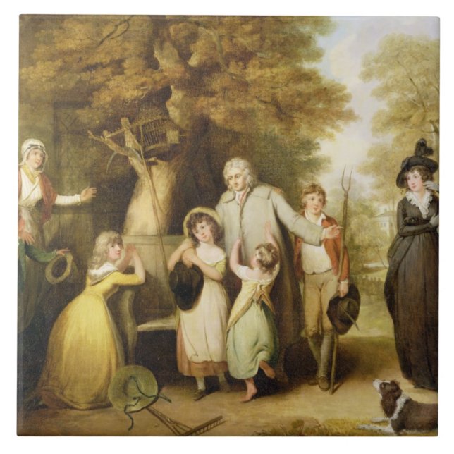 The Benevolent Heir or the Tenant Restored to his Tile (Front)