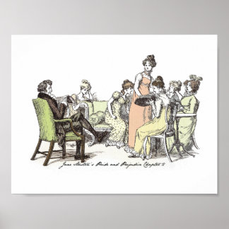 The Bennet Family - Jane Austen Pride & Prejudice Poster