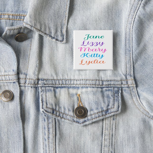 The Bennet Sisters Button (In Situ)