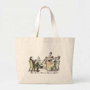The Bennets of Longbourn - Jane Austen's P&P Large Tote Bag