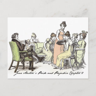 The Bennets of Longbourn - Jane Austen's P&P Postcard