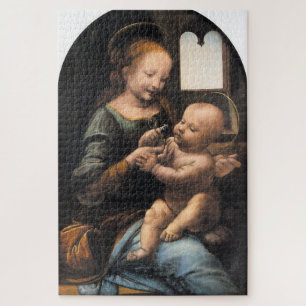 The Benois Madonna – Leonardo da Vinci (1478–1480) Jigsaw Puzzle