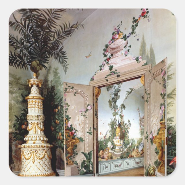 The Bergl Apartments Square Sticker (Front)