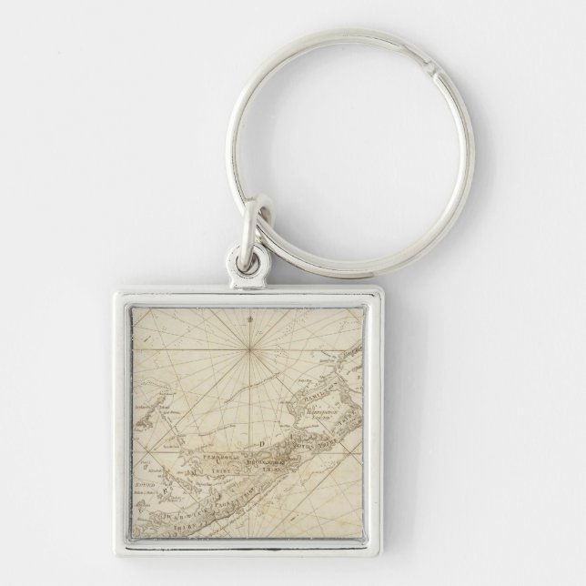 The Bermudas or Summer's Islands Key Ring (Front)