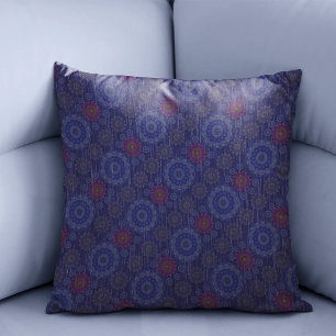 The Berry floral rainy scatter fibers textured Cushion
