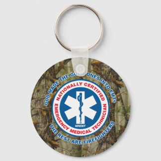 The Best are EMTs, the Rest are Firefighters Key Ring