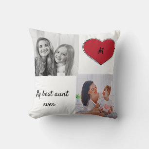 the best aunt in the world cushion