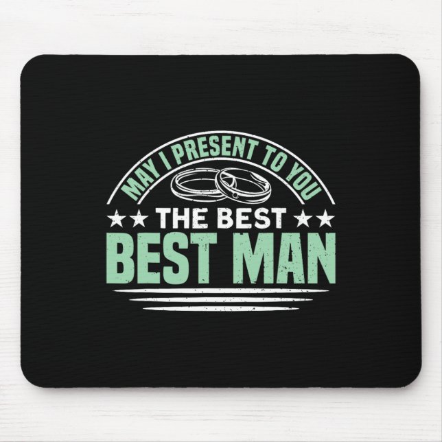 The Best Best Man Bachelor Party 1  Mouse Pad (Front)