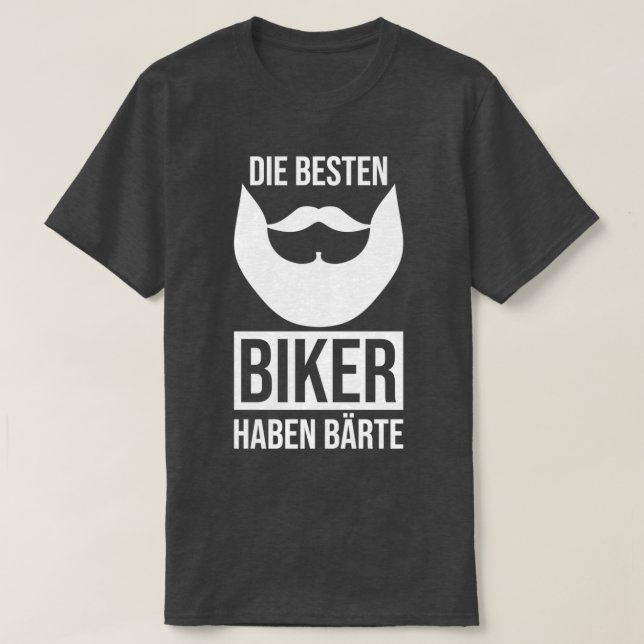 The best bikers have beards 3 T-Shirt (Design Front)
