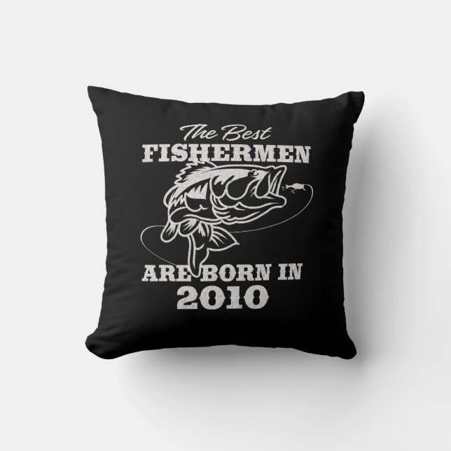 The best birthday gift for 2010s Fisherman Fishing Cushion (Front)